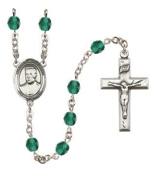 Silver-Plated 6mm Blessed Miguel Pro  Engraved Catholic Rosaries