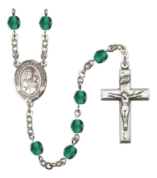 Our Lady of Czestochowa Rosary with Zircon Beads