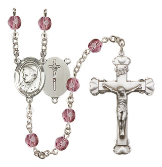 Silver-Plated 6mm Pope Emeritace  Benedict XVI Rosary