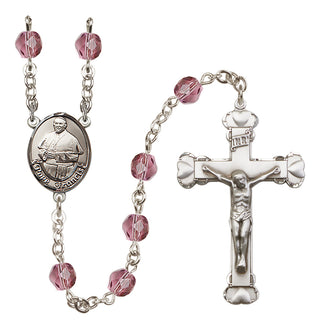 Silver-Plated 6mm Pope Francis Rosary