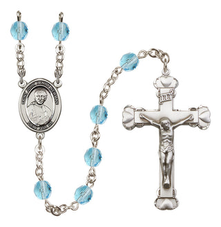 Silver-Plated 6mm Blessed John Henry Newman  Engraved Catholic Rosaries