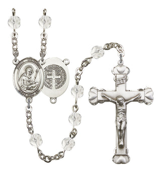 Saint Benedict Rosary with Crystal Beads