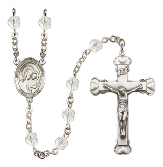 Silver-Plated 6mm Our Lady of Good Counsel  Engraved Catholic Rosaries
