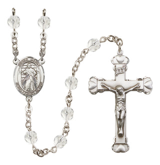 Silver-Plated 6mm Divine Mercy Rosary