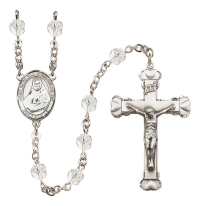 Silver-Plated 6mm St. Rose Philippine Duchesne Rosary | Engravable