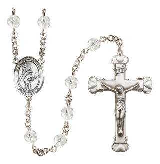 Silver-Plated 6mm Guardian Angel/Tennis Rosary