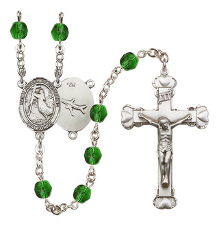 Silver-Plated 6mm Saint Joseph of Cupertino Rosary