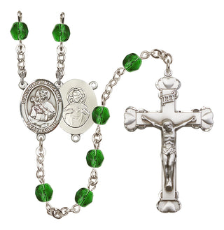 Silver-Plated 6mm Our Lady of Mount Carmel Rosary