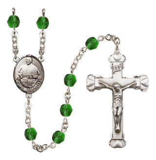 Silver-Plated 6mm Pope Francis Rosary