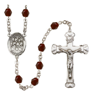 Silver-Plated 6mm Saint Christopher / Choir Rosary