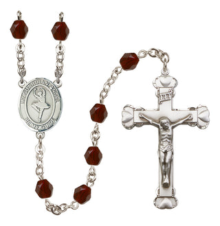 Silver-Plated 6mm Guardian Angel/Dance Rosary