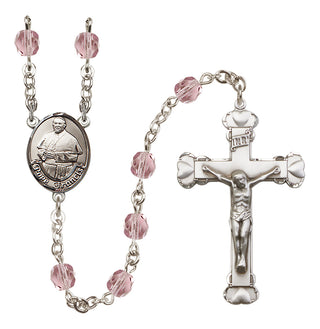 Silver-Plated 6mm Pope Francis Rosary