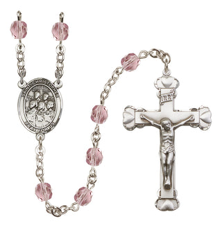 Silver-Plated 6mm Saint Christopher / Choir Rosary