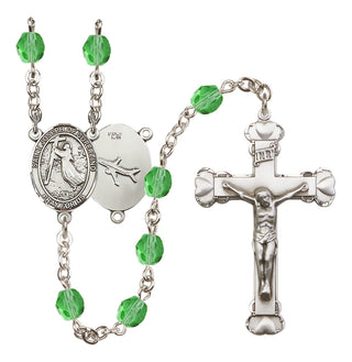 Silver-Plated 6mm Saint Joseph of Cupertino Rosary