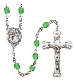 San Juan de Dios Rosary with Peridot Beads