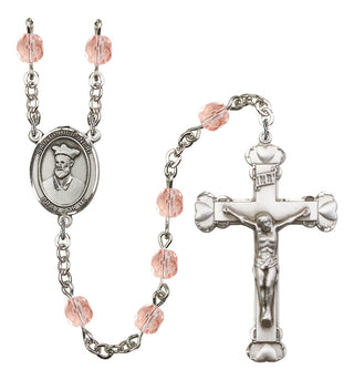 Saint Philip Neri Rosary with Pink Beads