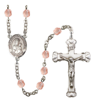 Our Lady of Czestochowa Rosary with Pink Beads