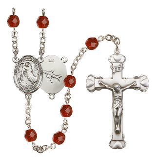 Silver-Plated 6mm Saint Joseph of Cupertino Rosary