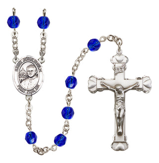 Silver-Plated 6mm Saint John Paul II Rosary