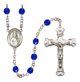 Silver-Plated 6mm Saint Wenceslaus  Engraved Catholic Rosaries