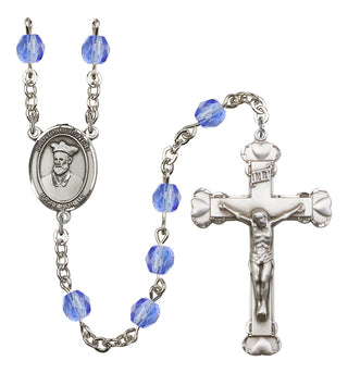 Saint Philip Neri Rosary with Sapphire Beads