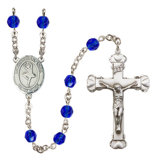 Silver-Plated 6mm Guardian Angel/Dance Rosary