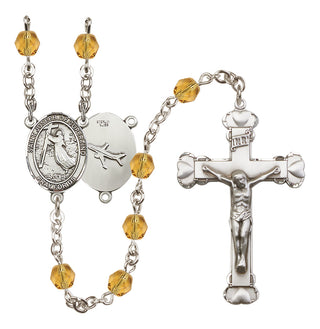 Silver-Plated 6mm Saint Joseph of Cupertino Rosary