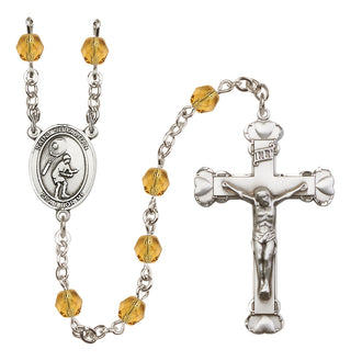 Silver-Plated 6mm Saint Sebastian / Tennis Rosary