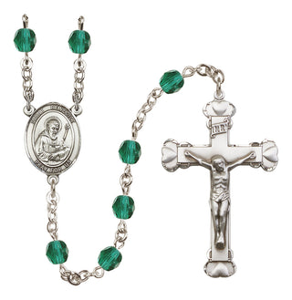 Silver-Plated 6mm Saint Benedict Rosary