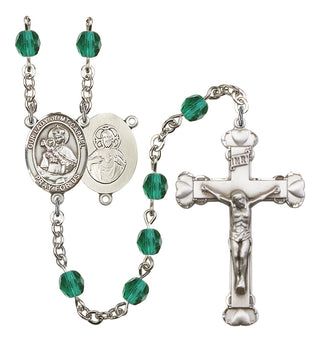 Our Lady of Mount Carmel Rosary with Zircon Beads