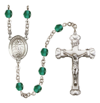 Silver-Plated 6mm Our Lady of Tears  Engraved Catholic Rosaries