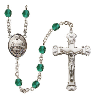 Silver-Plated 6mm Pope Francis Rosary