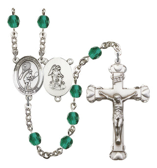 Guardian Angel and Tennis Rosary with Zircon Beads