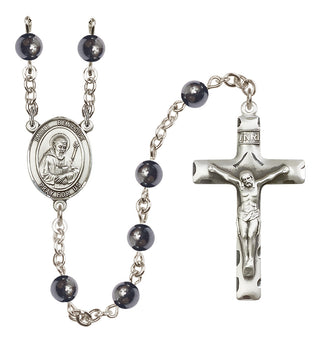 Silver-Plated 6mm Saint Benedict Rosary