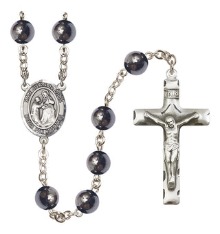 Silver-Plated 6mm San Juan de Dios Rosary