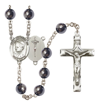 Silver-Plated 8mm Pope Emeritace  Benedict XVI Rosary