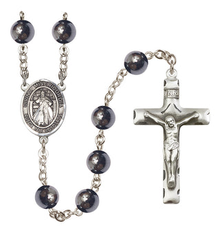 Silver-Plated 8mm Divina Misericordia Rosary