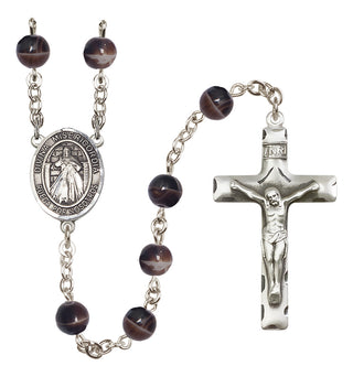 Silver-Plated 7mm Divina Misericordia Rosary
