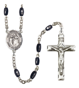 San Juan de Dios Rosary with Black Onyx Beads