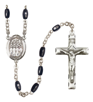 Silver-Plated 8x5mm Saint Cecilia / Choir Rosary