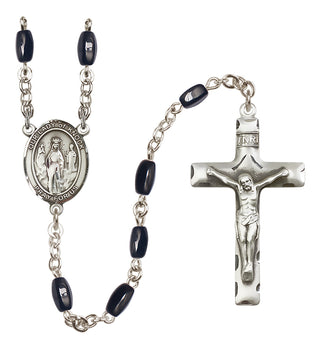 Silver-Plated 8x5mm Our Lady of Knock  Engraved Catholic Rosaries