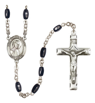 Silver-Plated 8x5mm Saint Edmund Campion  Engraved Catholic Rosaries