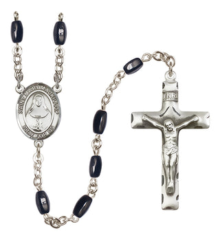 Silver-Plated 8x5mm Saint Mary Mackillop  Engraved Catholic Rosaries