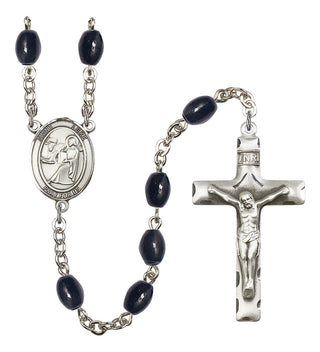 Saint Michael the Archangel Premium Handmade Rosary - Hematite Beads