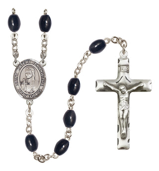 Silver-Plated 8x6mm Saint Kateri Tekakwitha  Engraved Catholic Rosaries