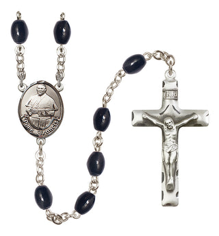 Silver-Plated 8x6mm Pope Francis Rosary