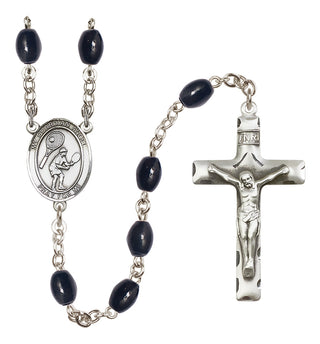 Silver-Plated 6mm Guardian Angel/Tennis Rosary