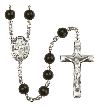 Saint Luke the Apostle Rosary with Black Onyx Beads