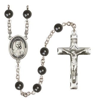 Silver-Plated 7mm Blessed Pier Giorgio Frassati  Engraved Catholic Rosaries