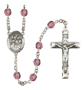 Silver-Plated 6mm Saint Christopher / Choir Rosary